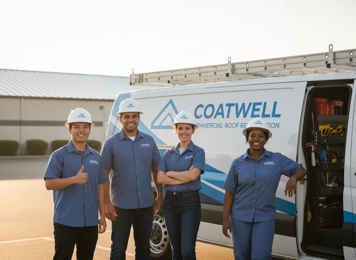 Commercial roof coating company in Aurora, UT
